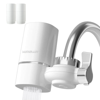 Sumerain Faucet Mount Water Filter for Kitchen Sink, Providing Healthy Purified Water