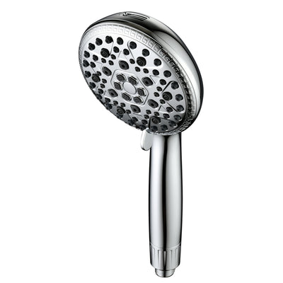 SUMERAIN Shower Filter Head for Hard Water - 9-Spray Modes Shower Head with Filters, FOF Scale Prevention & Vitamin C Skin Care, 3-Month Replacement Filter (Fits Arizona/Texas/California) Chrome
