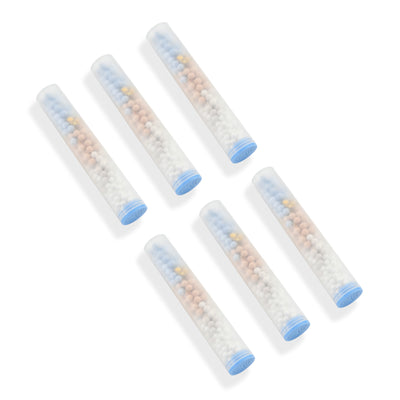 SUMERAIN SP4368-06 Replacement Filter Cartridge (6-Pack ), 4 Stage Shower Filter Universal Replacement Cartridge Hard Water Purifier Removes Chlorine, Heavy Metals