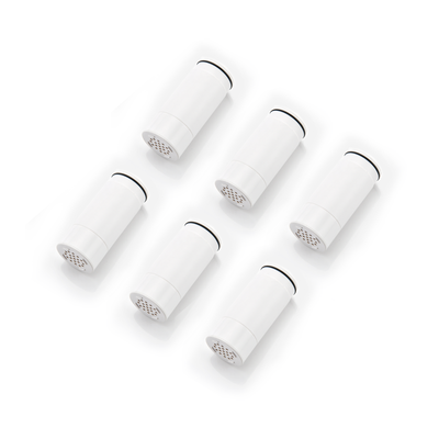 SUMERAIN SP7938-06 Replacement Filter Cartridge  (6-Pack ), Removes Chlorine , Heavy Metals, Soften Hard Water