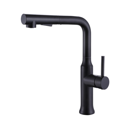 sumerain S6128P-MB High Pressure Pull-Out Kitchen Tap,  Stainless Steel 360° Rotatable
