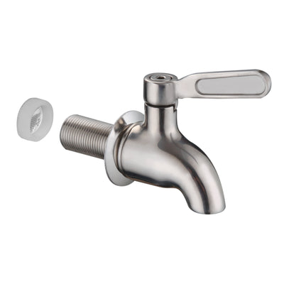 Sumerain Spigot for Beverage Dispenser,SUS304 Stainless Steel Metal Spigot Dispenser for Jar, Juice,Cold Drink,Wine,Beer