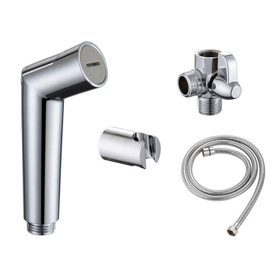 SUMERAIN Pet Shower Sprayer, Dog Shower Attachment with Solid Brass Diverter, Flow regulating Sprayer, 8 Feet Extra Long Hose, Chrome Finish