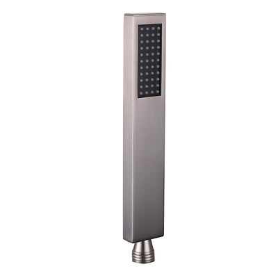 Brass Hand Shower,Handheld Shower Head in Brushed Nickel Finish